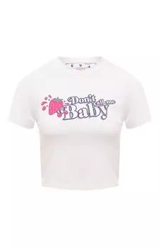 Хлопковая футболка Off-White