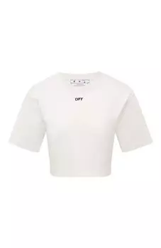 Хлопковая футболка Off-White