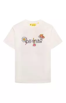 Хлопковая футболка Off-White