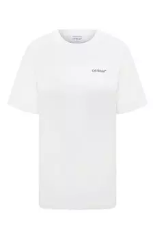 Хлопковая футболка Off-White