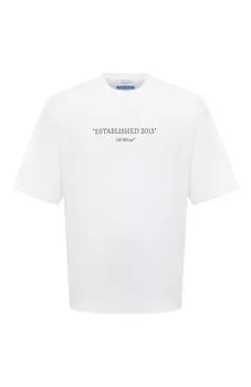 Хлопковая футболка Off-White