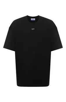 Хлопковая футболка Off-White