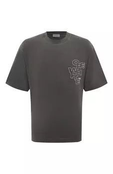 Хлопковая футболка Off-White