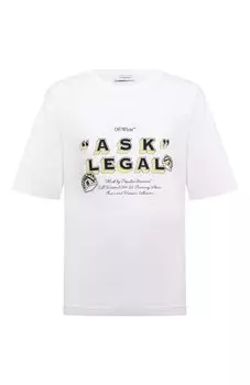 Хлопковая футболка Off-White