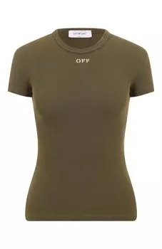 Хлопковая футболка Off-White