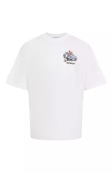 Хлопковая футболка Off-White