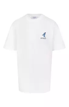 Хлопковая футболка Off-White