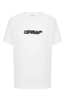 Хлопковая футболка Off-White