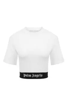 Хлопковая футболка Palm Angels