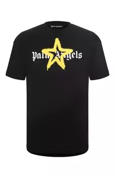 Хлопковая футболка Palm Angels