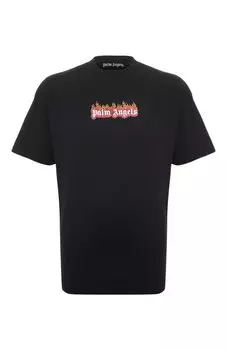 Хлопковая футболка Palm Angels