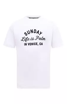 Хлопковая футболка Palm Angels