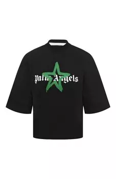 Хлопковая футболка Palm Angels