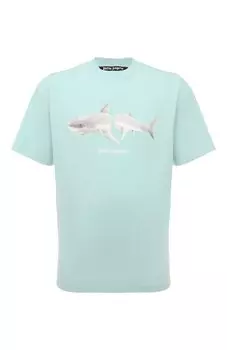 Хлопковая футболка Palm Angels