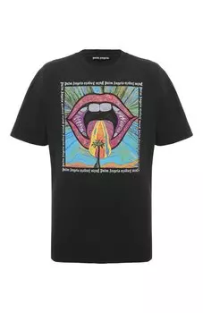 Хлопковая футболка Palm Angels