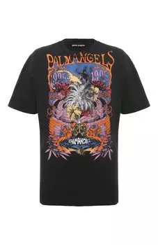 Хлопковая футболка Palm Angels