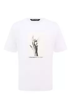 Хлопковая футболка Palm Angels