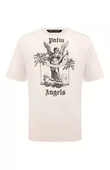 Хлопковая футболка Palm Angels