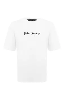 Хлопковая футболка Palm Angels