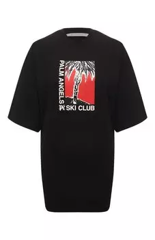 Хлопковая футболка Palm Angels
