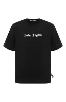 Хлопковая футболка Palm Angels