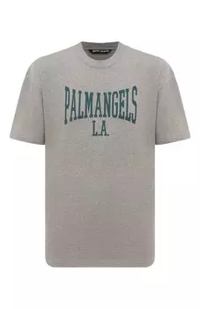 Хлопковая футболка Palm Angels