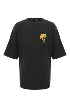 Хлопковая футболка Palm Angels