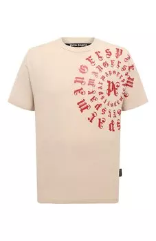 Хлопковая футболка Palm Angels