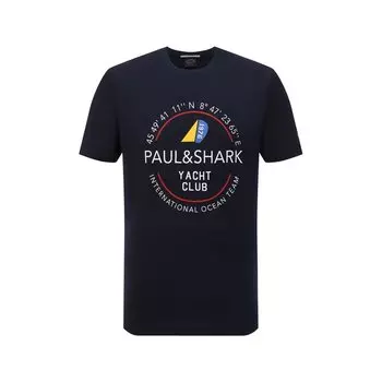 Хлопковая футболка Paul&amp;Shark