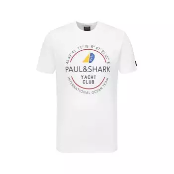 Хлопковая футболка Paul&amp;Shark