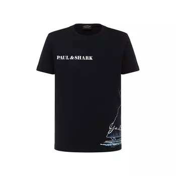 Хлопковая футболка Paul&Shark