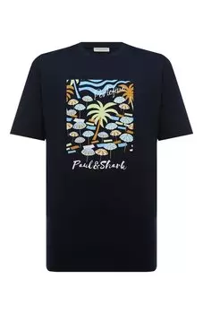 Хлопковая футболка Paul&Shark