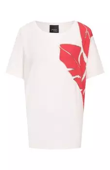 Хлопковая футболка Persona by Marina Rinaldi