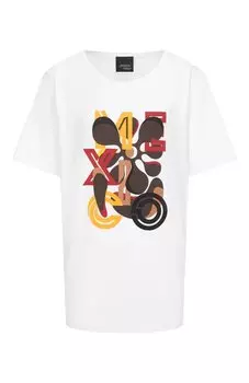 Хлопковая футболка Persona by Marina Rinaldi