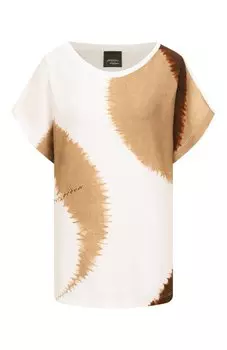 Хлопковая футболка Persona by Marina Rinaldi