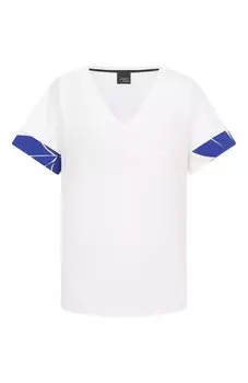 Хлопковая футболка Persona by Marina Rinaldi