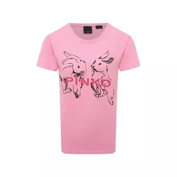 Хлопковая футболка Pinko