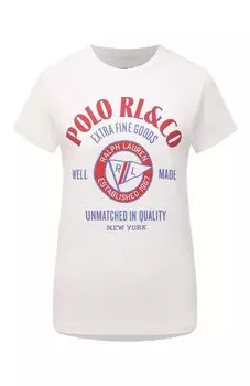 Хлопковая футболка Polo Ralph Lauren