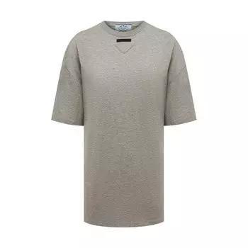 Хлопковая футболка Prada