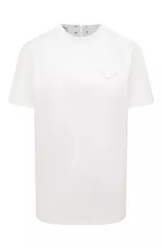 Хлопковая футболка Prada