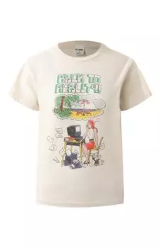 Хлопковая футболка Re/Done