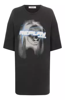 Хлопковая футболка Replay