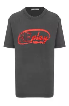 Хлопковая футболка Replay