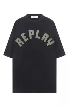 Хлопковая футболка Replay
