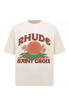 Хлопковая футболка Rhude