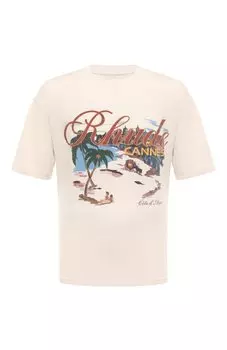 Хлопковая футболка Rhude