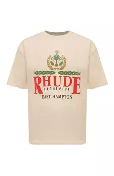 Хлопковая футболка Rhude