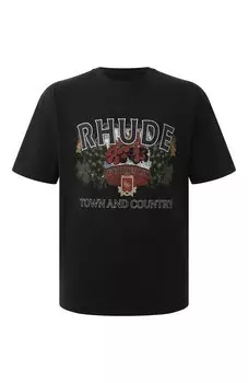 Хлопковая футболка Rhude