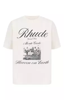 Хлопковая футболка Rhude