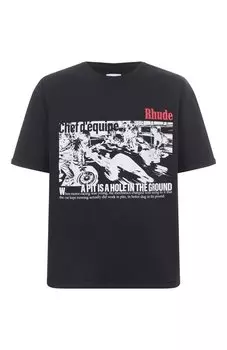 Хлопковая футболка Rhude